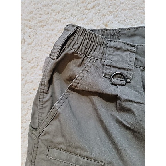 511 Tactical Pants Mens 38x34 Green Ripstop Pockets Military Utility Cargo - Picture 3 of 9